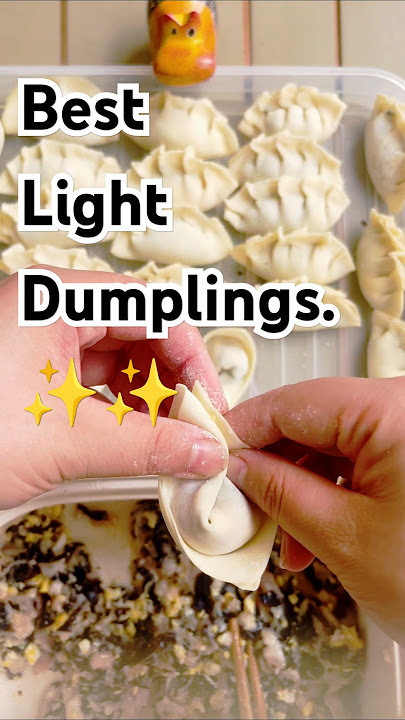 The best light dumplings in my hometown-Chaoshou.Easy&tasty.Hope you like it. #cooking #food