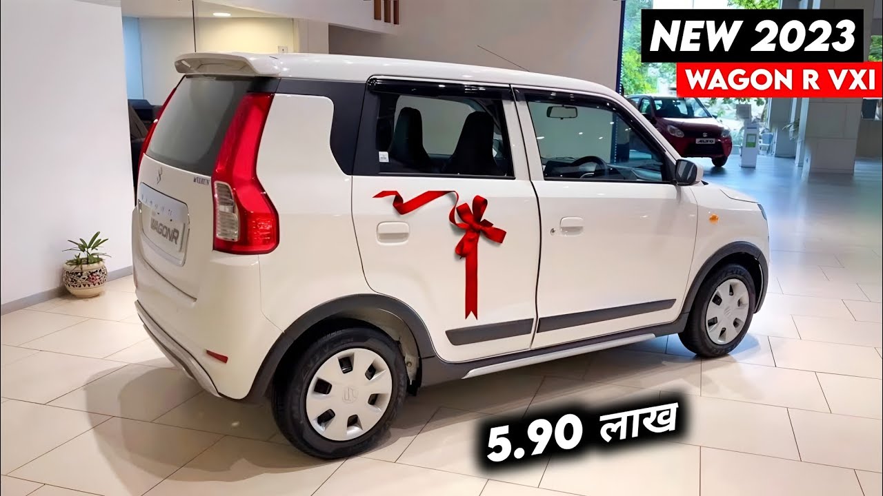 Maruti Suzuki Wagon r 2023 new model in india Wagon r vxi 2023 on road