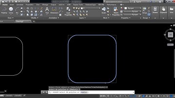 AutoCAD Tutorial - AutoCAD Fillet and Chamfer Command