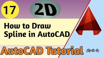 17. How to Draw Spline Fit & Spline CV in AutoCAD || ATC Design ||
