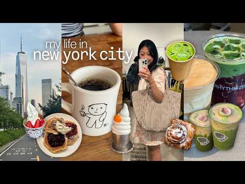 life in nyc | summer treats, friends visiting, solo dates