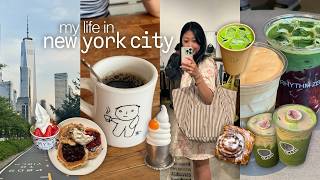 life in nyc | summer treats, friends visiting, solo dates