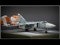 Su-24M Trumpeter 1/72 on landing [full video build](ukr sub)