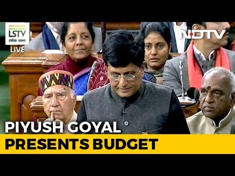 Budget 2019 – "India Solidly Back On Track": Minister Piyush Goyal In Interim Budget
