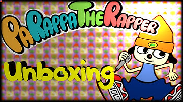 PaRappa The Rapper [PS1] Unboxing (60FPS)