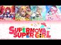 [COLOUR CODED LYRICS] SUPERNOVA SUPER GIRL - Hololive English JUSTICE [ENG LYRICS]