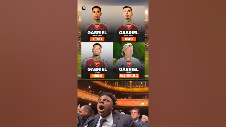 There are too many 𝐆𝐀𝐁𝐑𝐈𝐄𝐋 at Arsenal FC. 😳 #arsenal #gabriel #jesus