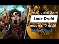 MATUMBAMAN mid game Lone Druid | Minute 10 to 20