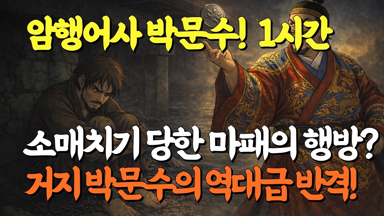 [암행어사 박문수이야기]마패 뺏긴 어사 vs 무기 밀수하는 현감. 위기의 박문수, 잃어버린 마패와 해남의 거대 음모를 파헤치다.  #달무리이야기 #창작물  #박문수암행어사