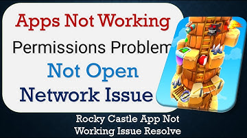 How To Fix Rocky Castle App not working | Not Open | Space Issue | Network & Permissions Issue