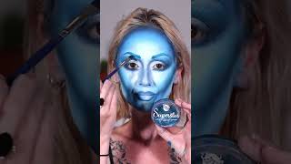 Face paint process / Halloween Mermaid makeup / inspiration by @MarionCameleon and @gabxxrielle