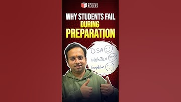 Reasons Students Fail in Preparation: Insights from Kartik Bhaiya! #code #codingblocks #coding #dsa