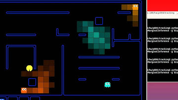 Pacman Particle Filter: 5/5