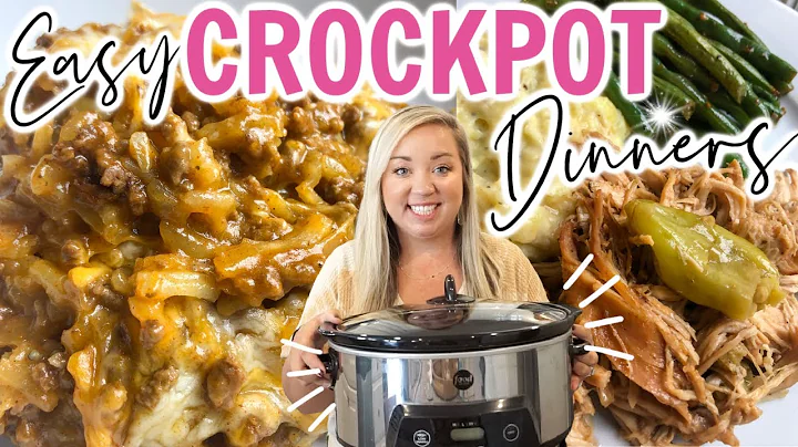 EASY CROCKPOT RECIPES | WHAT'S FOR DINNER | EASY WEEKNIGHT MEALS | JESSICA O'DONOHUE
