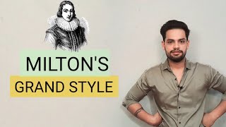 GRAND STYLE OF JOHN MILTON T S ELIOT CS LEWIS STUDY LOVERS