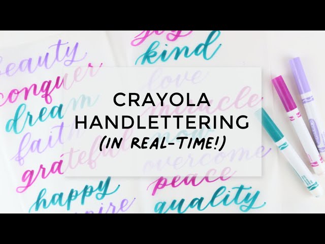 Handlettering For Beginners: A Modern Calligraphy Tutorial — How To  Handletter