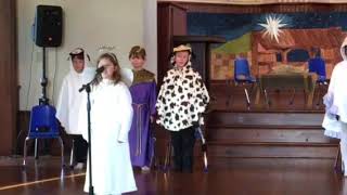 Samuel Christmas program 2017 Holy Cross first grade