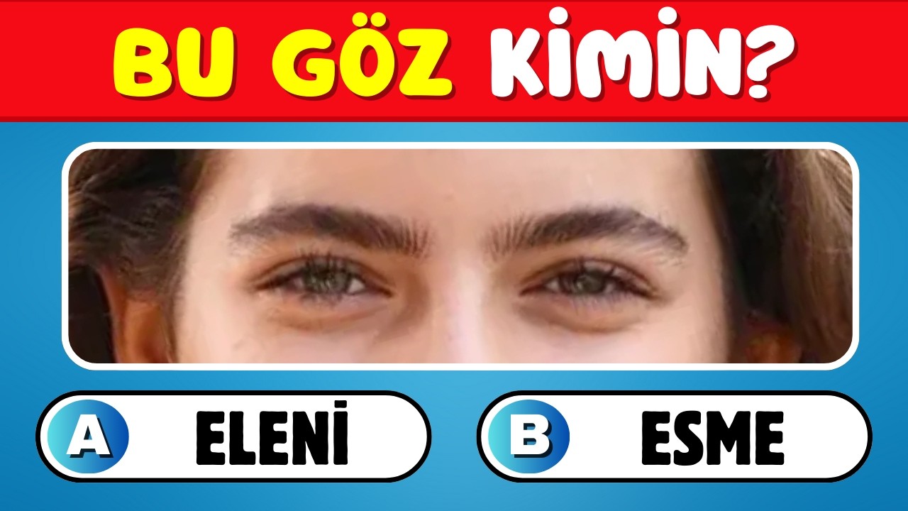 Taşacak Bu Deniz - Bu Göz Kimin? 🔥👀 TAŞACAK BU DENİZ Göz Bulmaca | Gözlerinden Tahmin Et