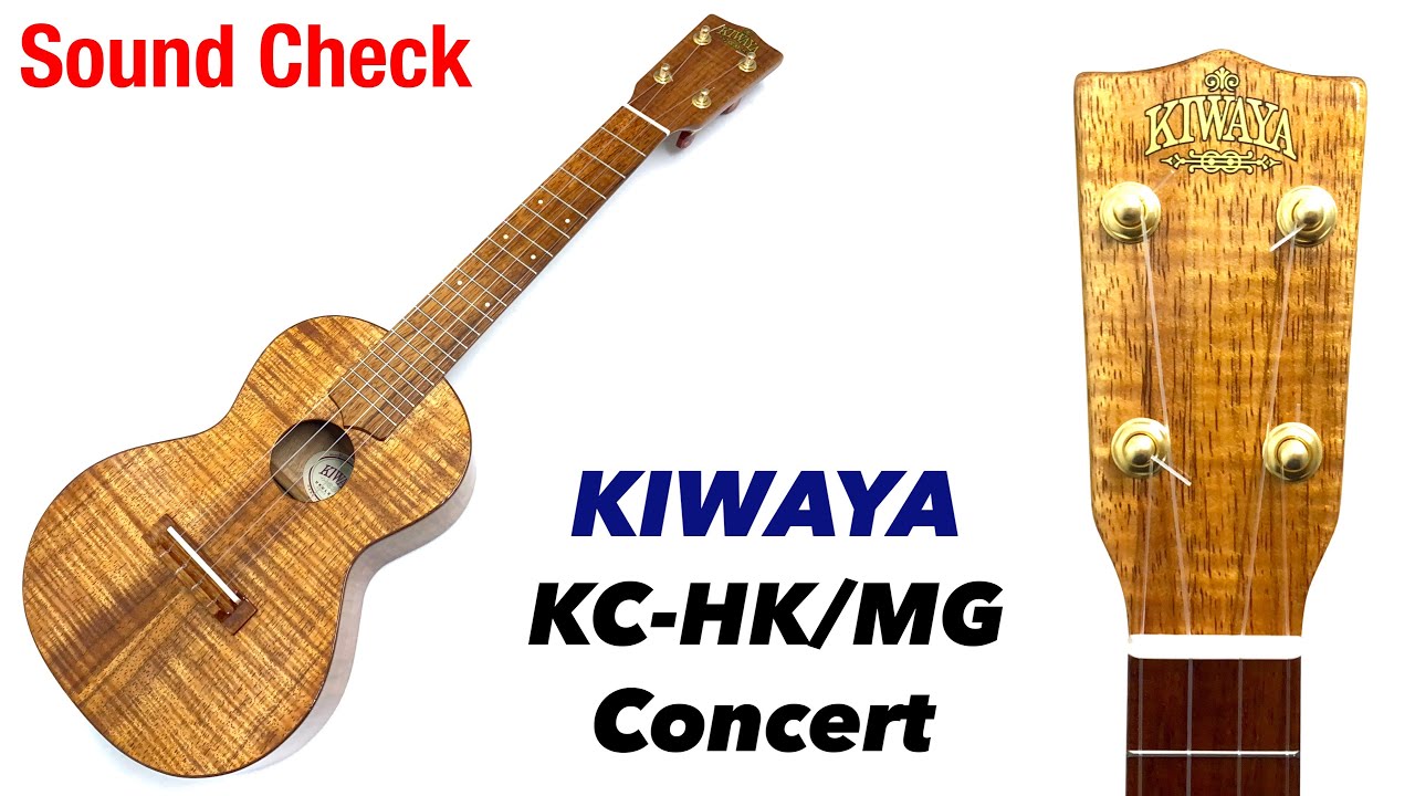 試奏【KIWAYA】KC-HK/MG オールコアモデル コンサートサイズ - YouTube