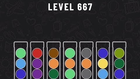 Ball Sort Puzzle Level 667 #ballsortpuzzle #ballsortpuzzlegameplay #puzzlegame #mobilegames