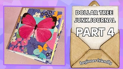 Mini Junk Journal Series Using Dollar Tree Items | Part 4 | Beginner Friendly