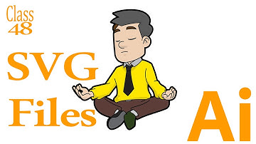 How to edit SVG file and change color in Adobe illustrator CC 2022   Class 48