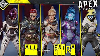 Apex Legends - WRAITH [All Skins Standard + Extra] | Emotes| Banners | Poses| Finishers