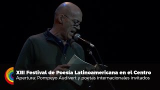 Apertura XIII Festival de Poesía Latinoamericana en el Centro