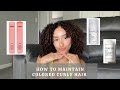 How I Maintain My Colored Curly Hair Without Damaging It!