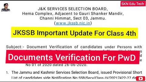 𝗝𝗞𝗦𝗦𝗕 𝗢𝘂𝘁 𝗦𝗰𝗵𝗲𝗱𝘂𝗹𝗲 𝗙𝗼𝗿 𝗗𝗩 𝗢𝗳 𝗖𝗹𝗮𝘀𝘀-𝗜𝗩 𝗣𝗼𝘀𝘁𝘀 𝗨𝗻𝗱𝗲𝗿 𝗣𝘄𝗗 𝗖𝗮𝘁𝗲𝗴𝗼𝗿𝘆 𝗝𝗮𝗺𝗺𝘂/𝗞𝗮𝘀𝗵𝗺𝗶𝗿 𝗕𝗮𝘀𝗲𝗱 𝗖𝗮𝗻𝗱𝗶𝗱𝗮𝘁𝗲𝘀.