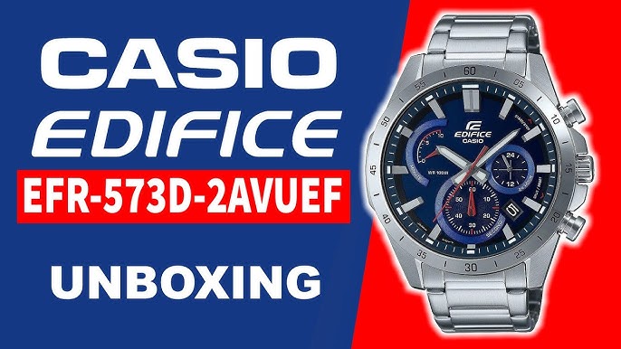 HANDS-ON: Casio Edifice EFR-573DB-1AVUEF - YouTube