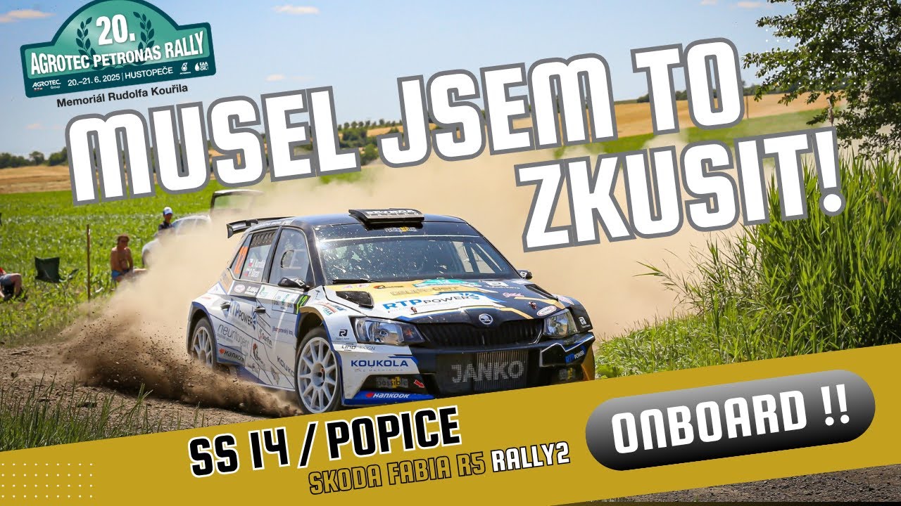 VÝLET DO POLE! | 20. Rally Hustopeče 2025 (RZ14 - Popice) | Kundlák - Baran | ONBOARD