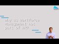 Why is workforce management not part of hr