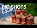 Pig Shots Recipe - How to Make Smoked Pig Shots on the Grill - BBQ Appetizers