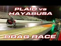 PLAID vs STREET BIKE * Tesla Model S Plaid vs Modified Suzuki Hayabusa Drag Race