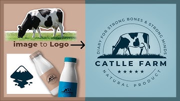 Inkscape speed art | Cow Logo Design | Inkscape Tutorial 2021 |  inkscape vector