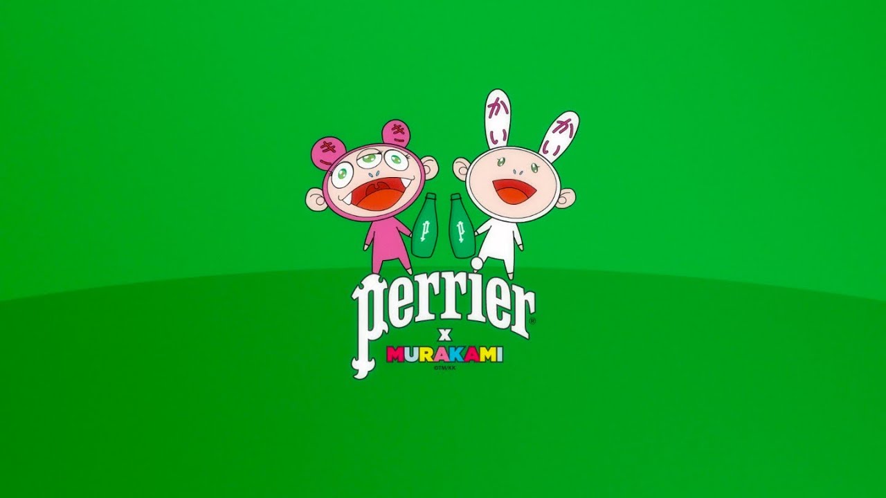 Perrier présente sa nouvelle collaboration avec TAKASHI MURAKAMI