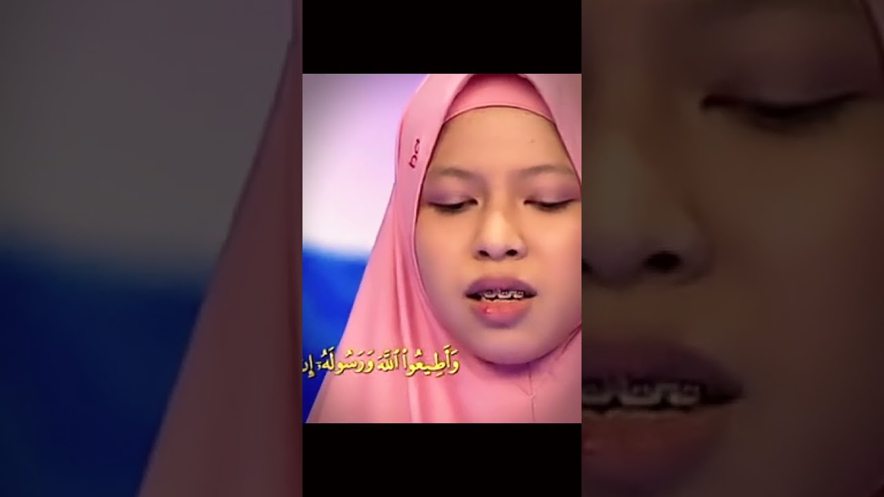 طفلة تقرا #سورة_الانفال في مسابقة #حافظ 2023 في إندونيسيا Indonesian girl recite #hafiz 2023
