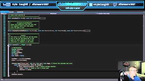 C++ Casino Black Jack Final Project Screencast
