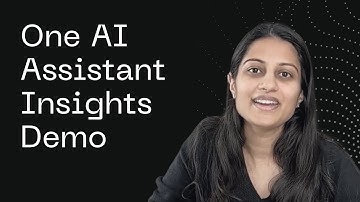 One AI Assistant Insights Demo