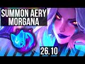 MORGANA vs GALIO (MID) | Summon Aery, 34K damage | KR Grandmaster | 26.10