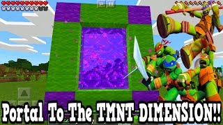 Minecraft Pe - Portal To The Teenage Mutant Ninja Turtles Dimension - Mcpe Portal To The TMNT!!