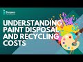 Paint disposal and recycling costs