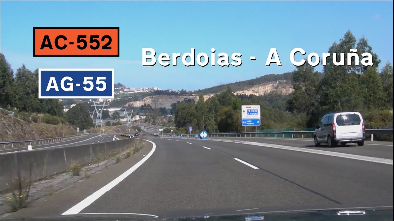 [E] AC-552 + AG-55 Berdoias - A Coruña - YouTube