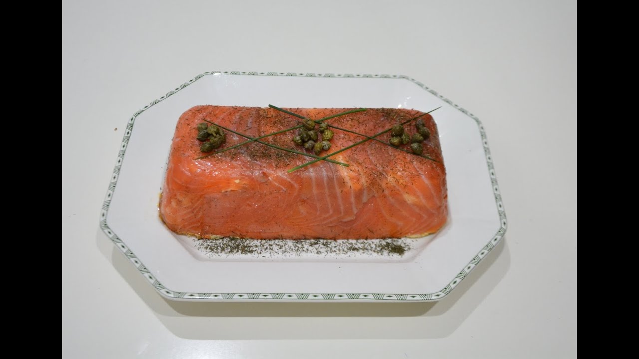 Tronco de salmón para Navidad. Los tuppers de mamá.