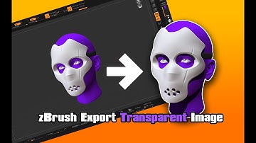 zBrush export Transparent Image