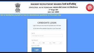 How To Download RRB ALP & Technician Admit card & E Call Letter 2018|Live|