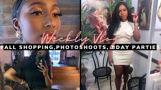 Fall Shopping, Birthday Parties &amp; Photoshoots | Weekly VLOG