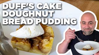 Duff Goldman's Cake Doughnut Bread Pudding | Food Network