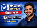 Microsoft Office (Word) || Lecture 10 || Short Keys